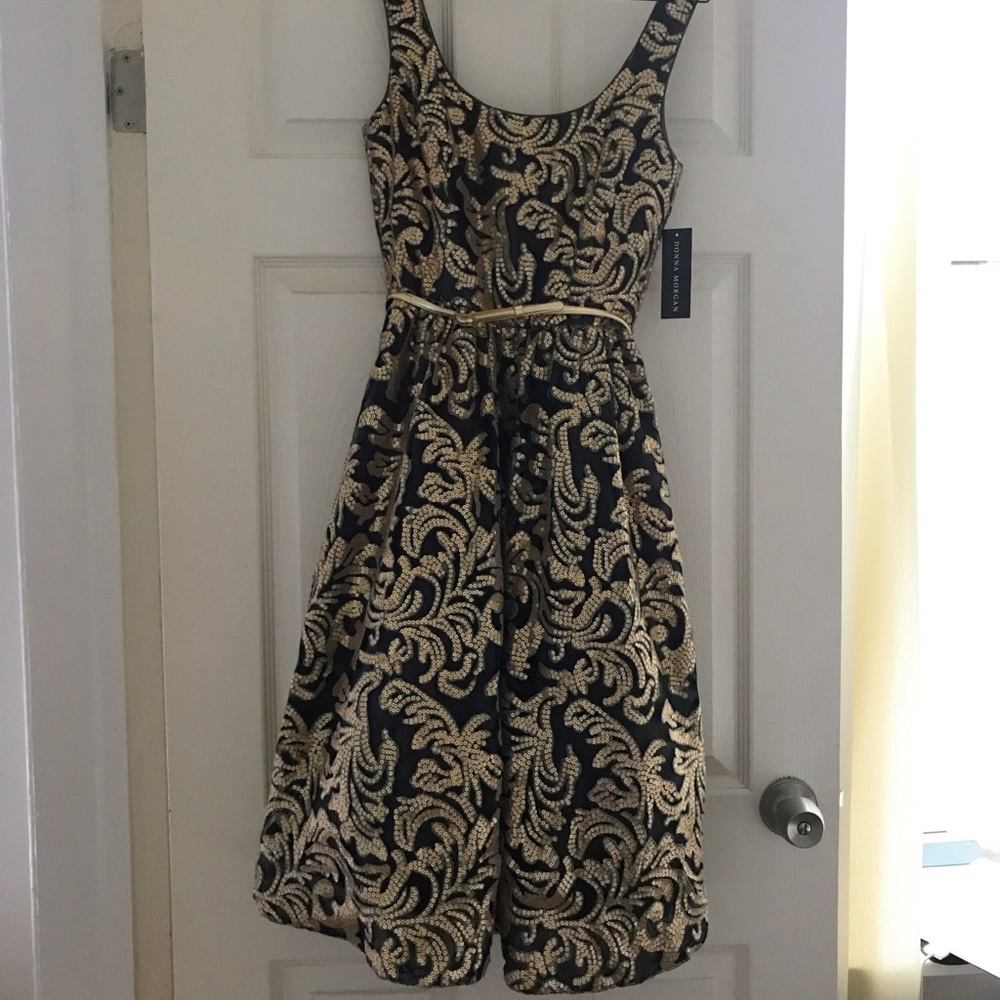 Donna Morgan sequin cocktail dress